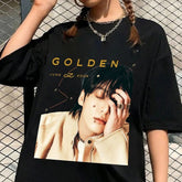 JUNGKOOK GOLDEN Printed T-shirt